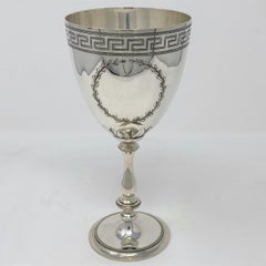 Antique English Sheffield Silver Goblet, circa 1890