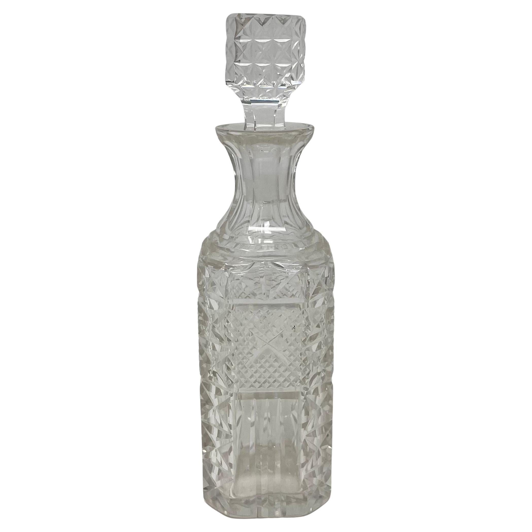 Antico set di ampolle a 6 bottiglie in argento e cristallo Sheffield, circa 1880 in vendita 4
