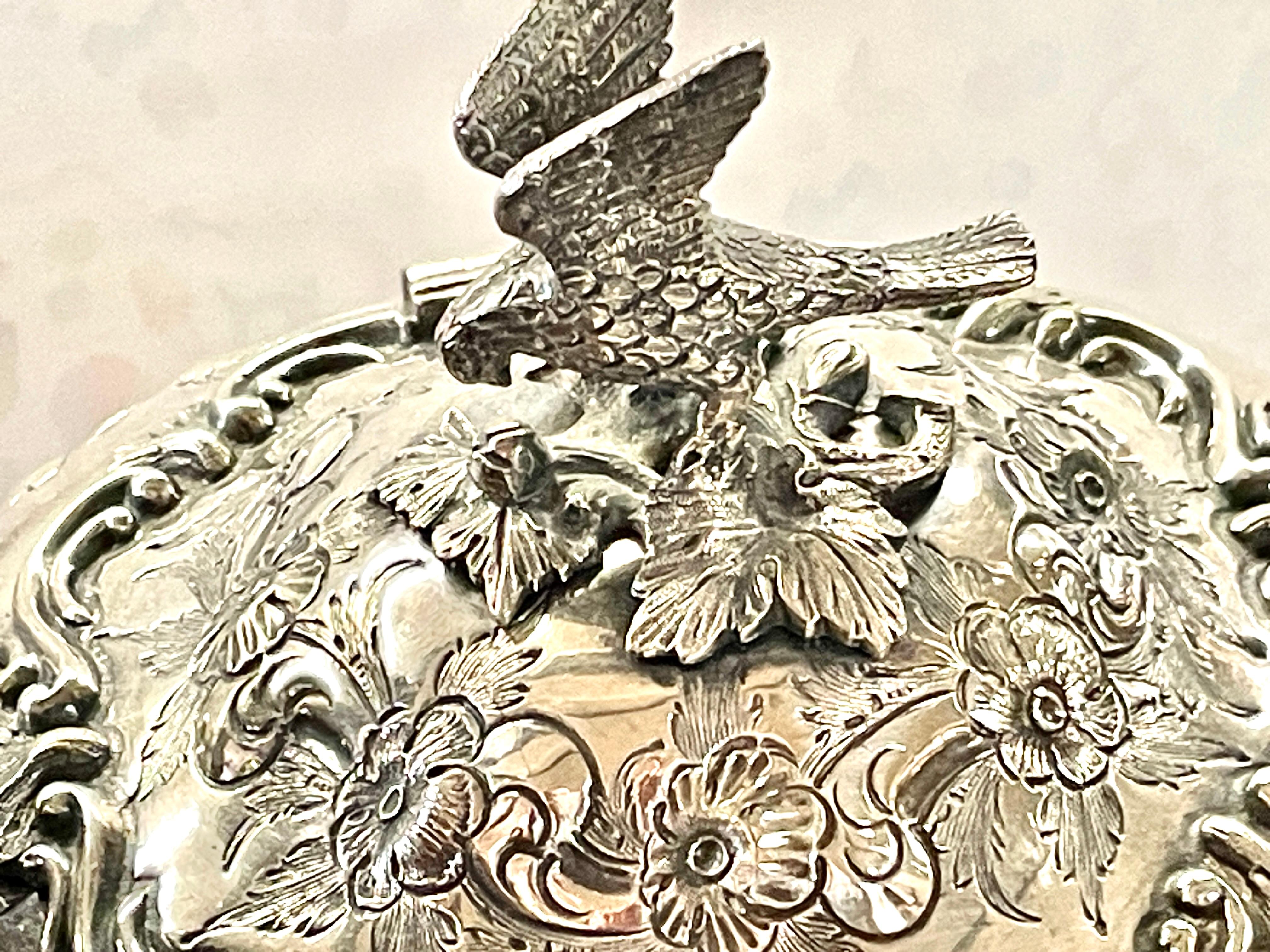 Ancienne bouilloire à bascule Louis XIV en métal argenté de Sheffield et son Stand en vente 6
