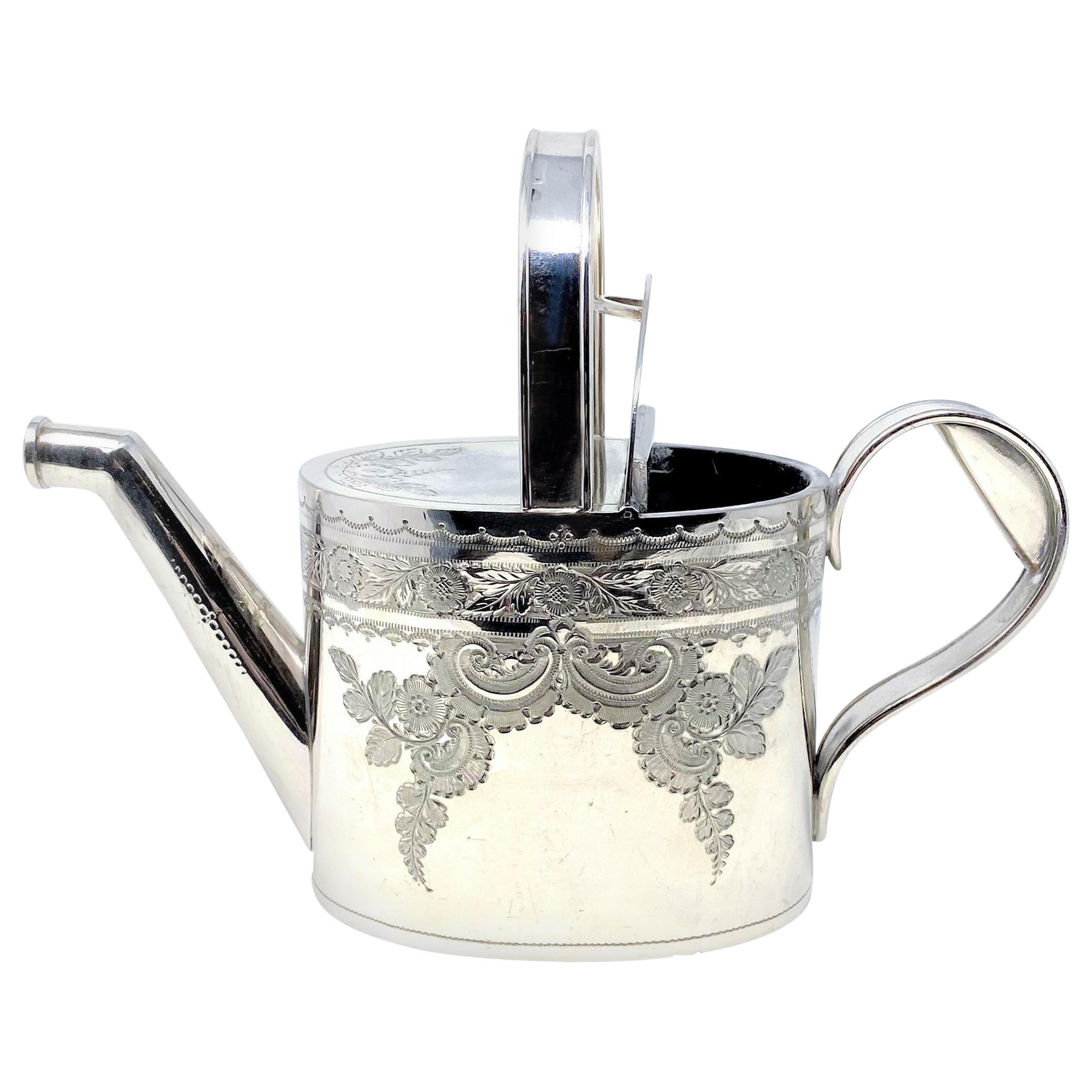 International Silver Company Garden Watering Pot Silverplated Can 