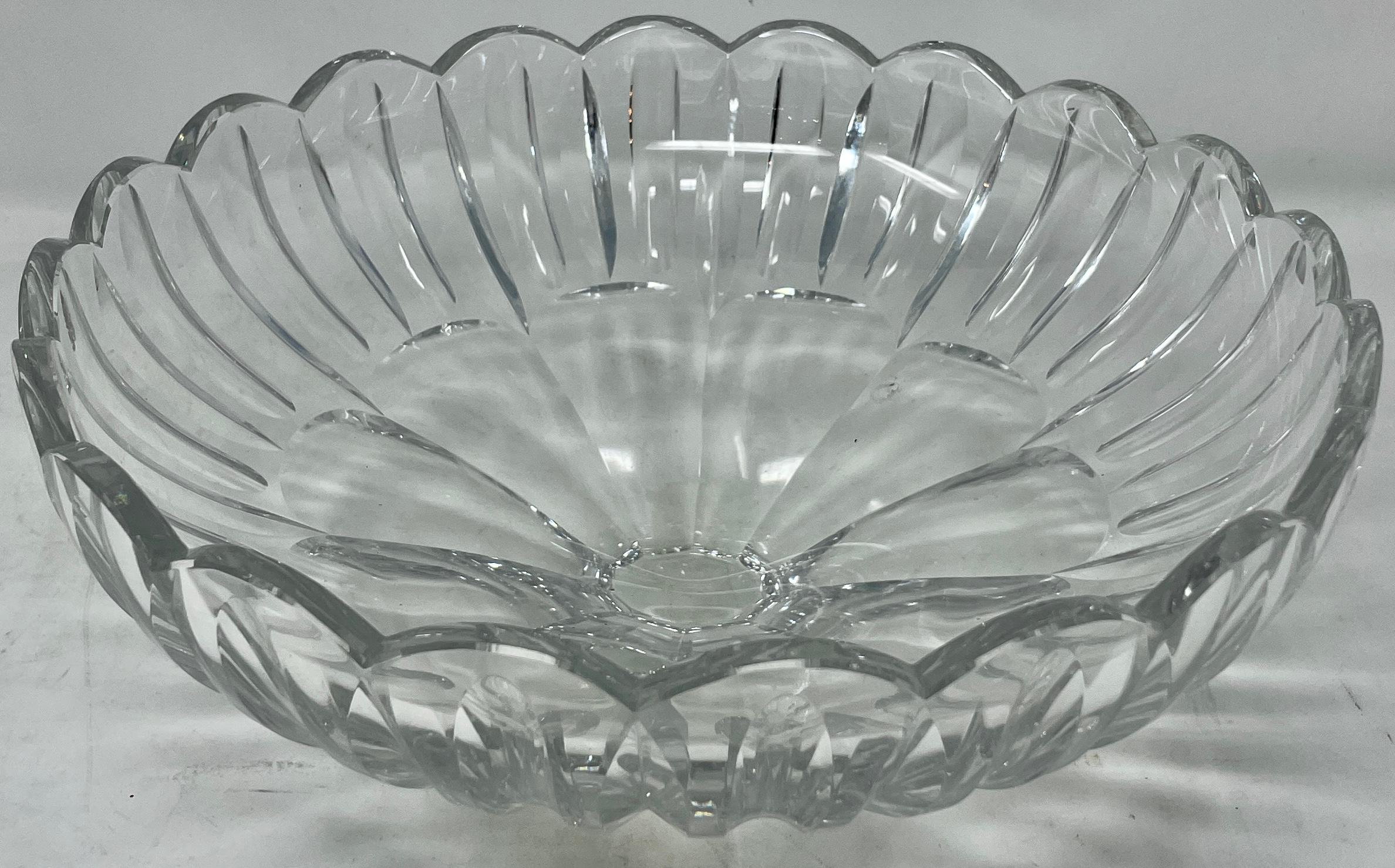 Antique English Sheffield Silver Plated Cut Crystal Epergne with Deer circa 1900 4