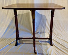 Antique English Sheraton Drop-Leaf Table