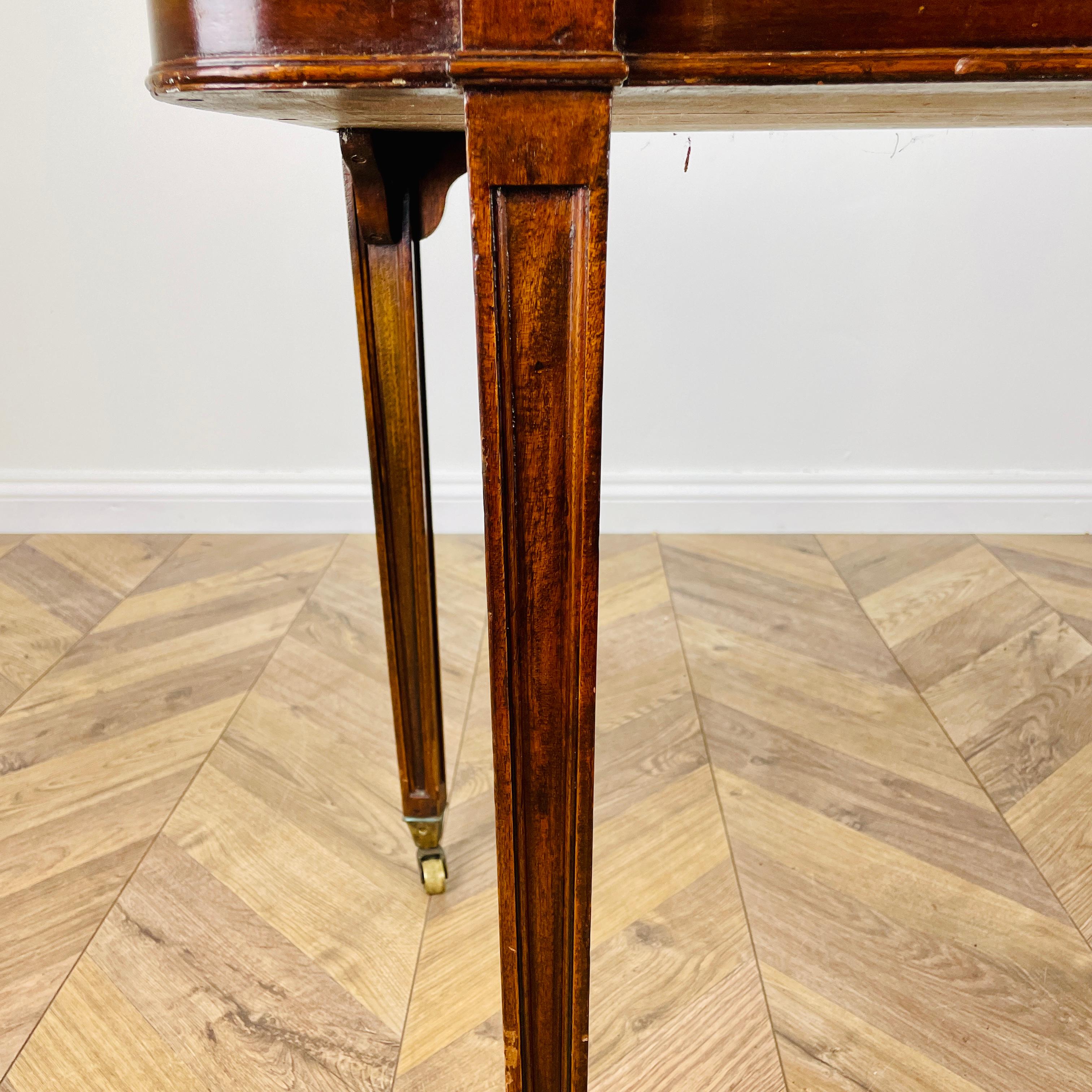 Antique English Side Table with Lift Lid Storage by Elkington + Co, 19th Century For Sale 8