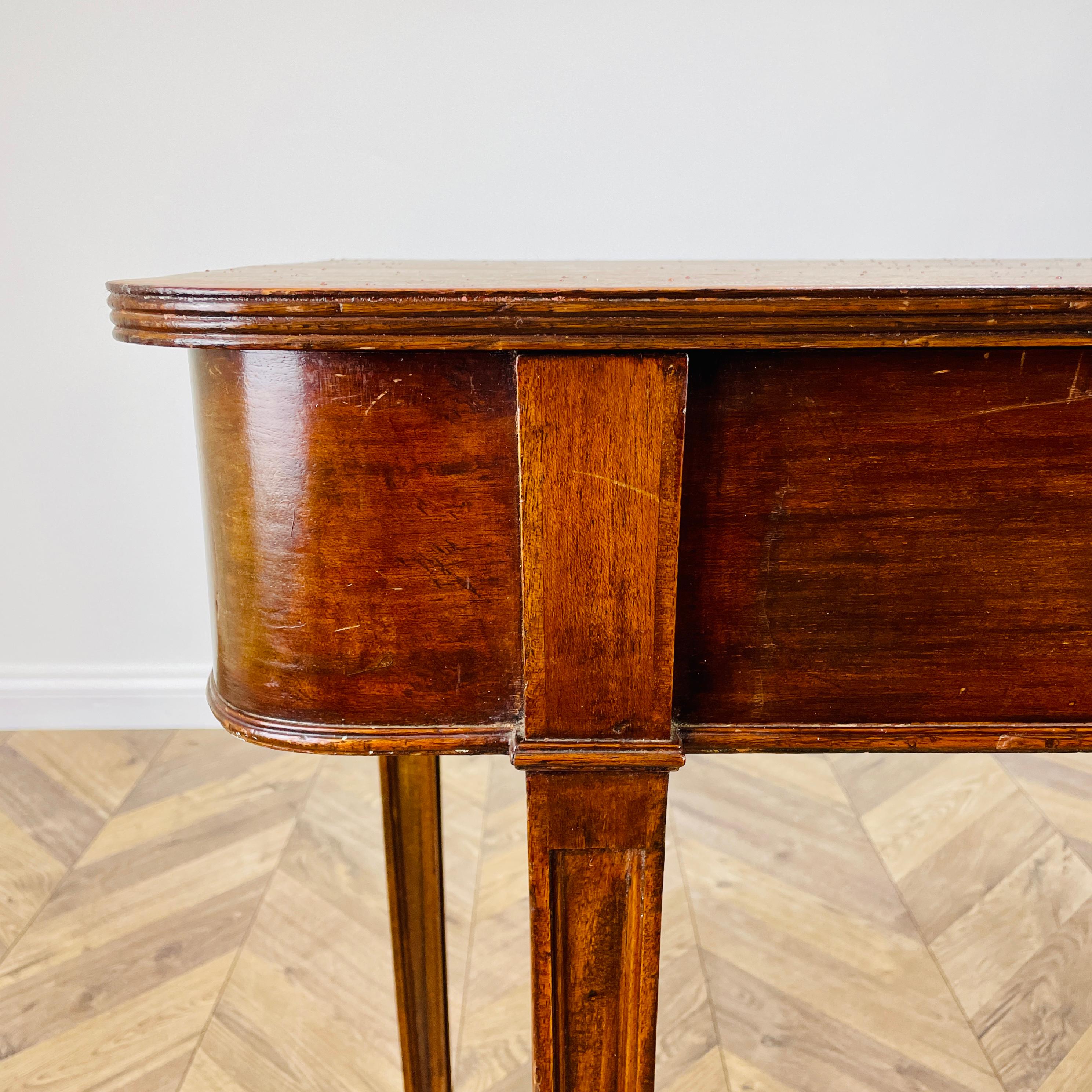 Antique English Side Table with Lift Lid Storage by Elkington + Co, 19th Century 11