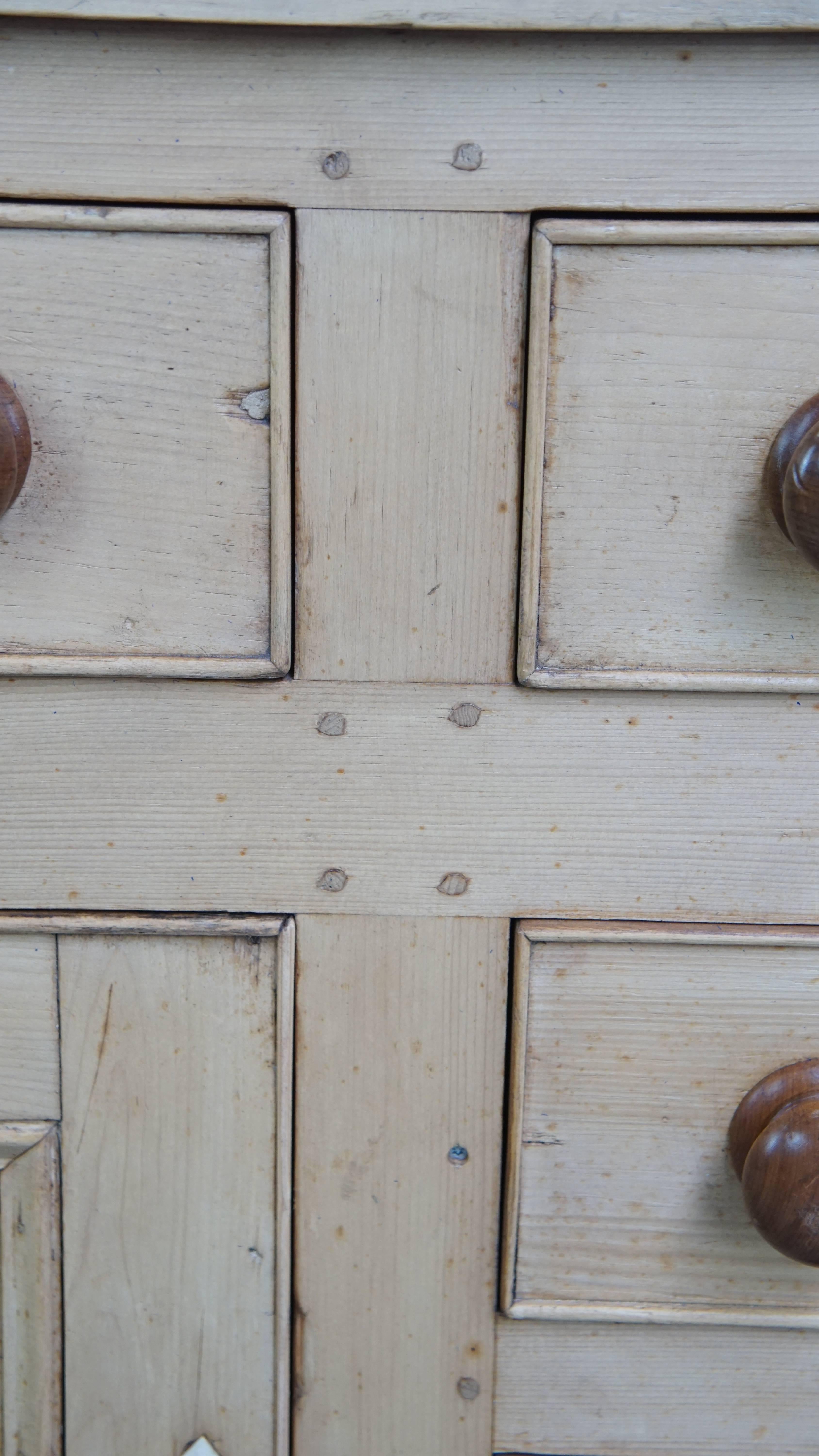 Antica credenza/banco inglese dei primi del XIX secolo in Wood Wood in vendita 6