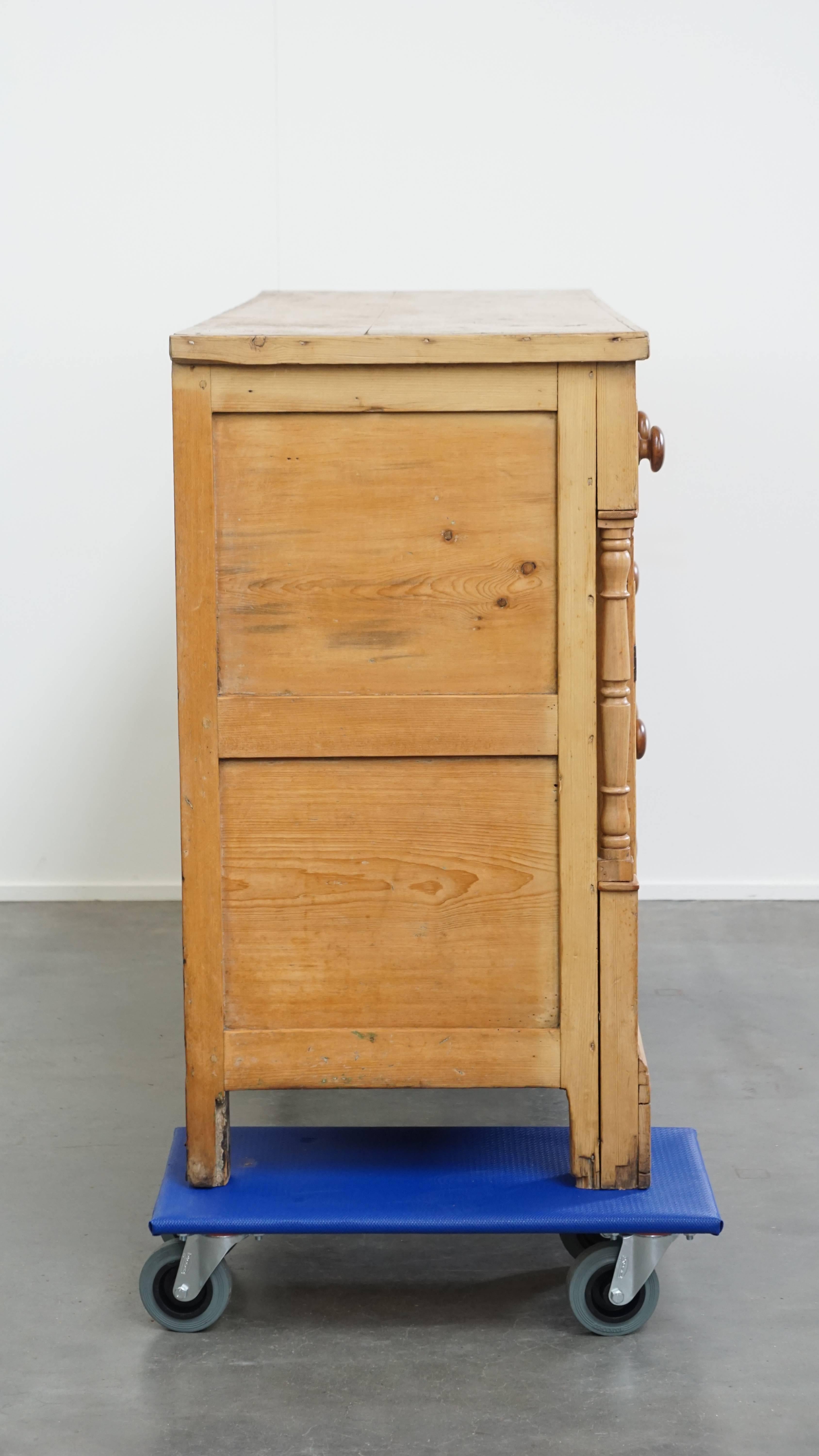 Romano classico Antica credenza/banco inglese dei primi del XIX secolo in Wood Wood in vendita