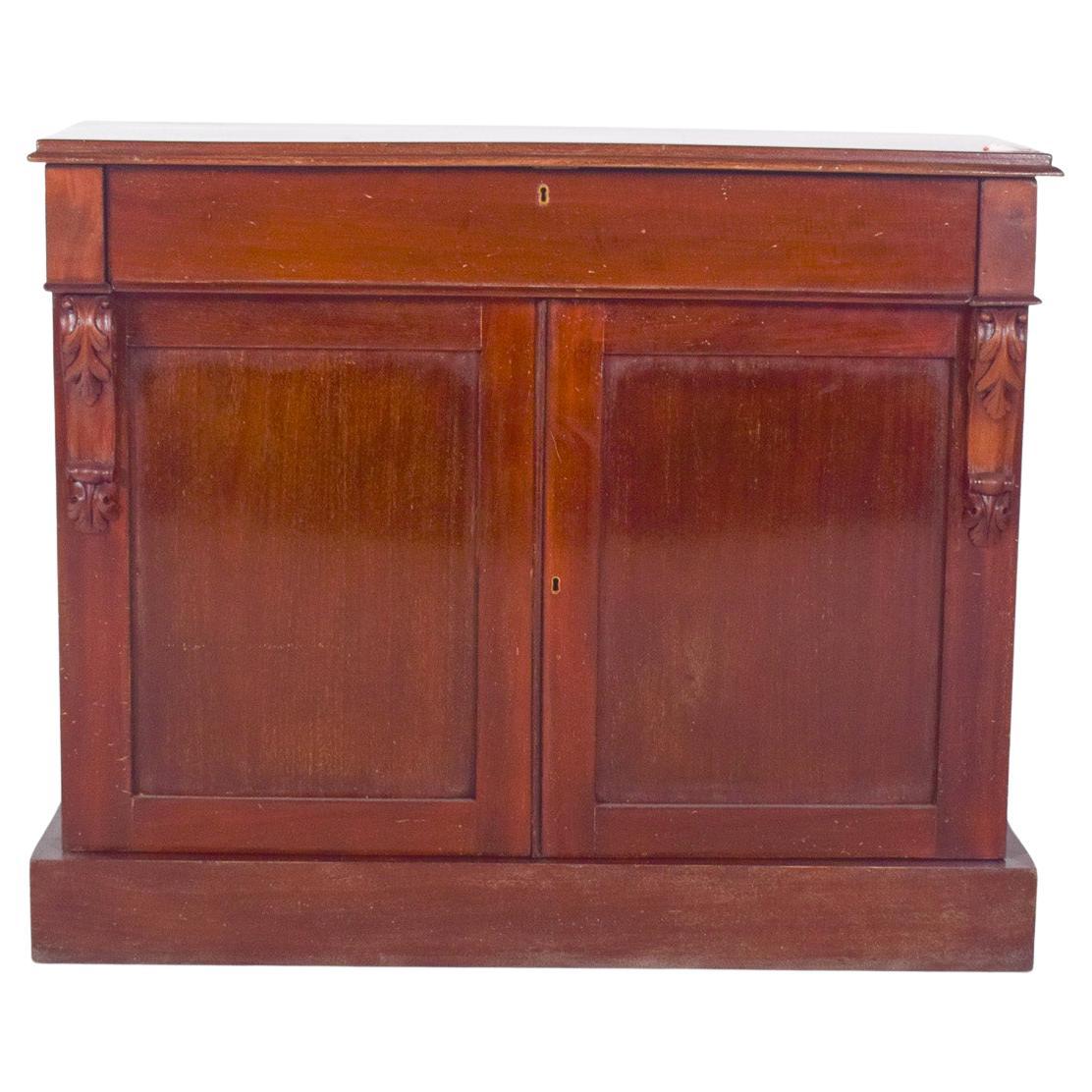 Antique English Sideboard with Two Doors