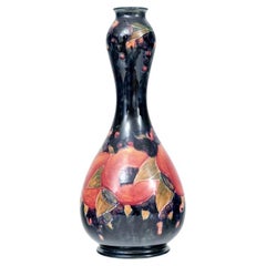 Antique English Signed William Moorcroft Glazed Pottery Vase