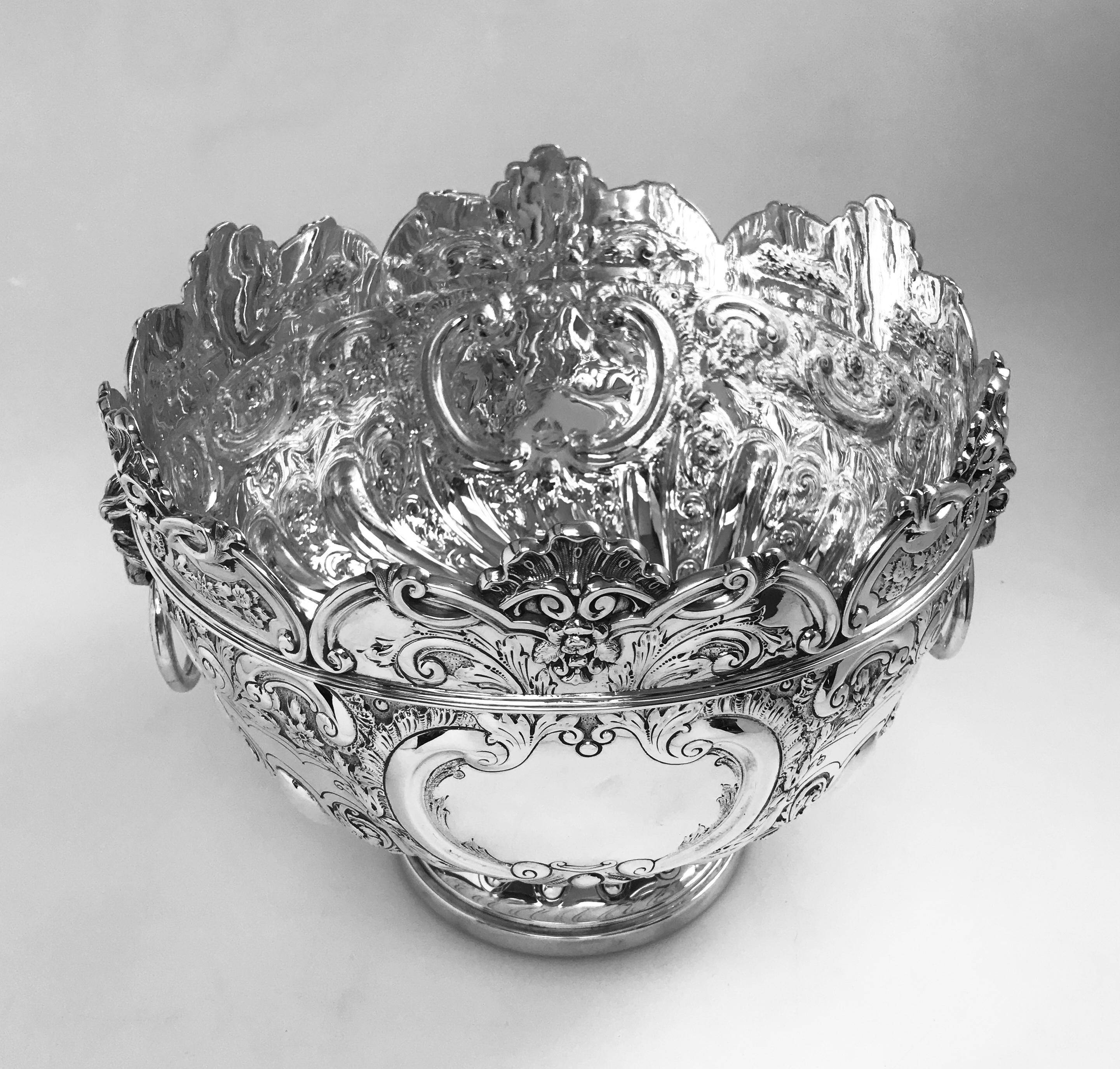 Antique English Silver Bowl 6