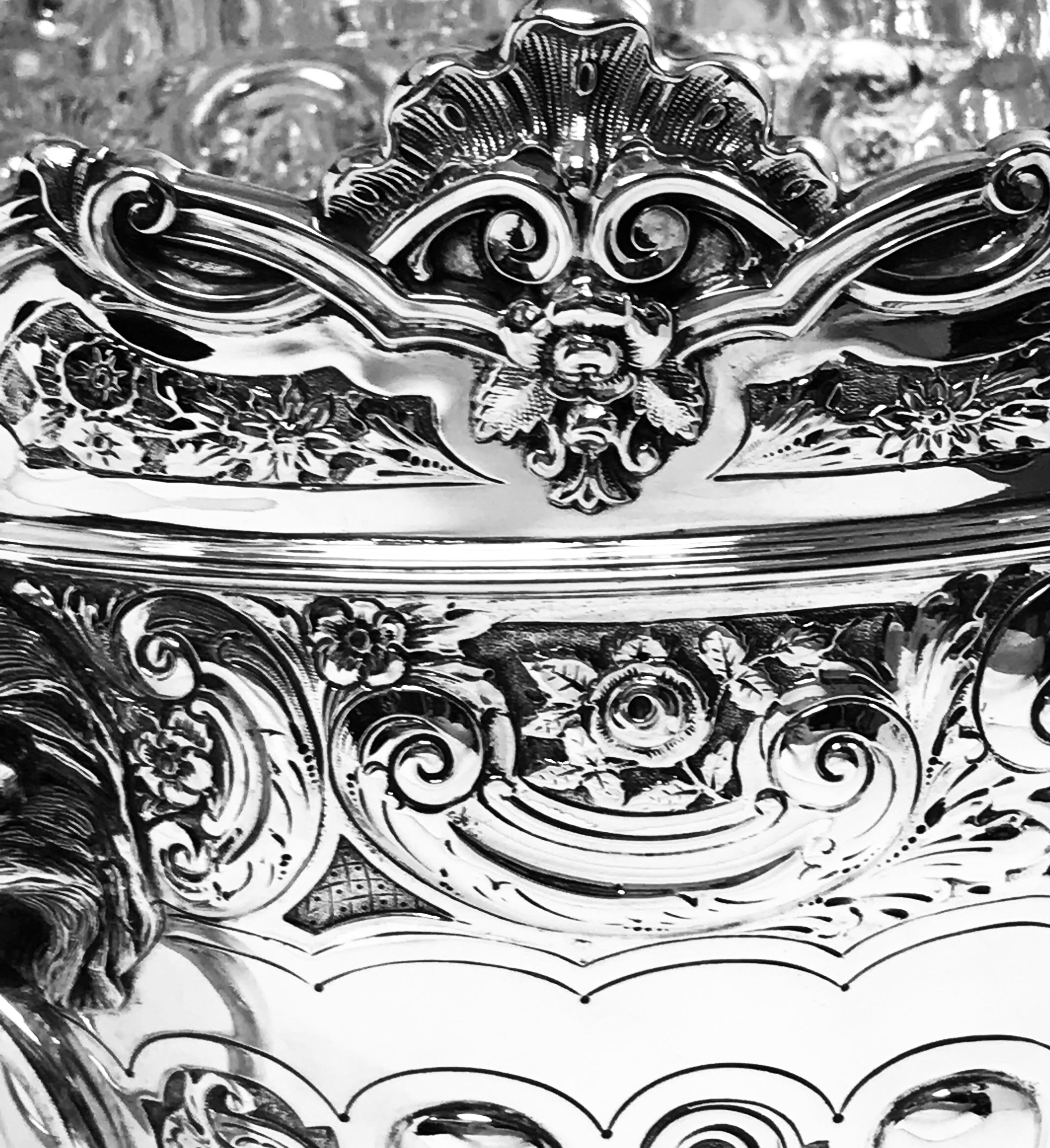Antique English Silver Bowl In Good Condition In London, GB