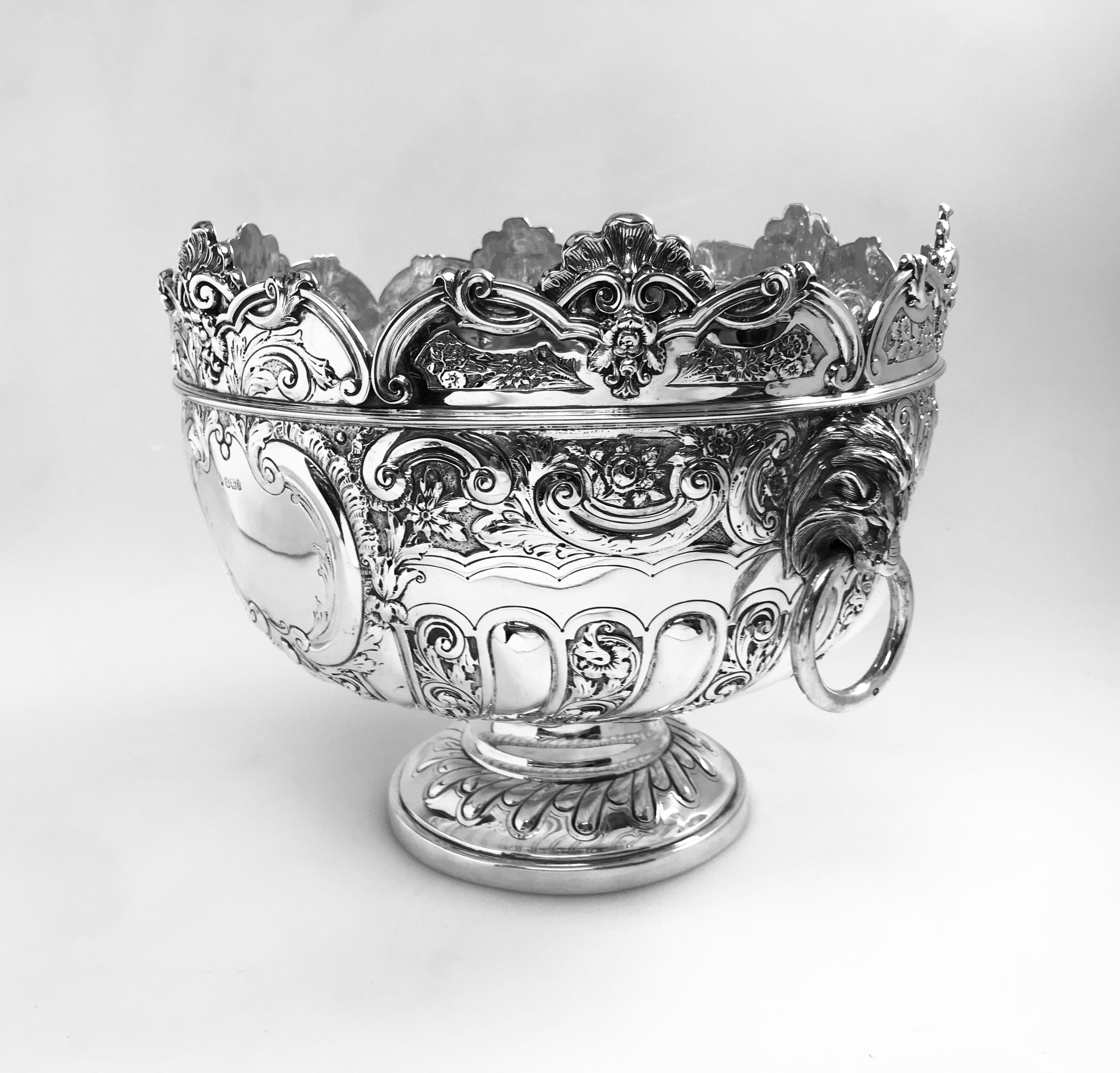 Antique English Silver Bowl 2