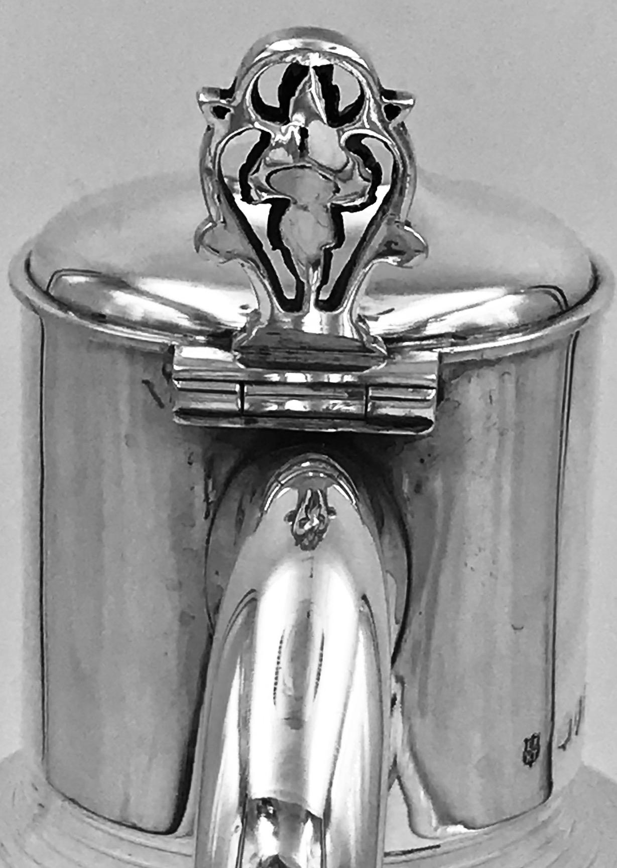 Antique English Silver Claret Jug 2
