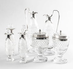 Antique English Silver Condiment Cruet Set Paul Storr, 18th Century