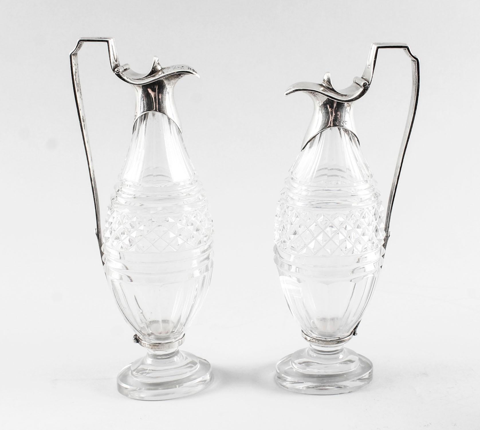 George III Antique English Silver Condiment Cruet Set Paul Storr, 18th Century