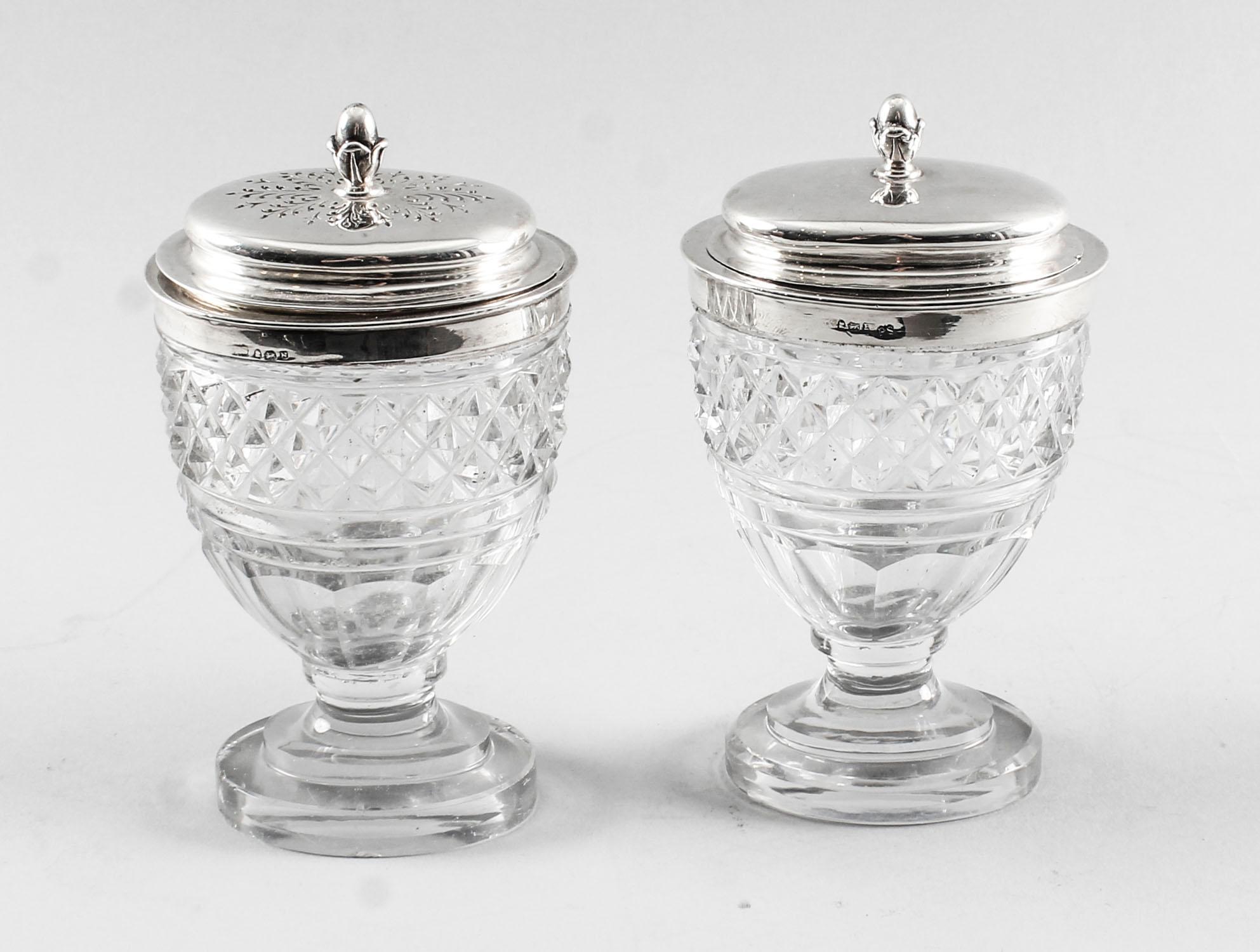 Early 19th Century Antique English Silver Condiment Cruet Set Paul Storr, 18th Century