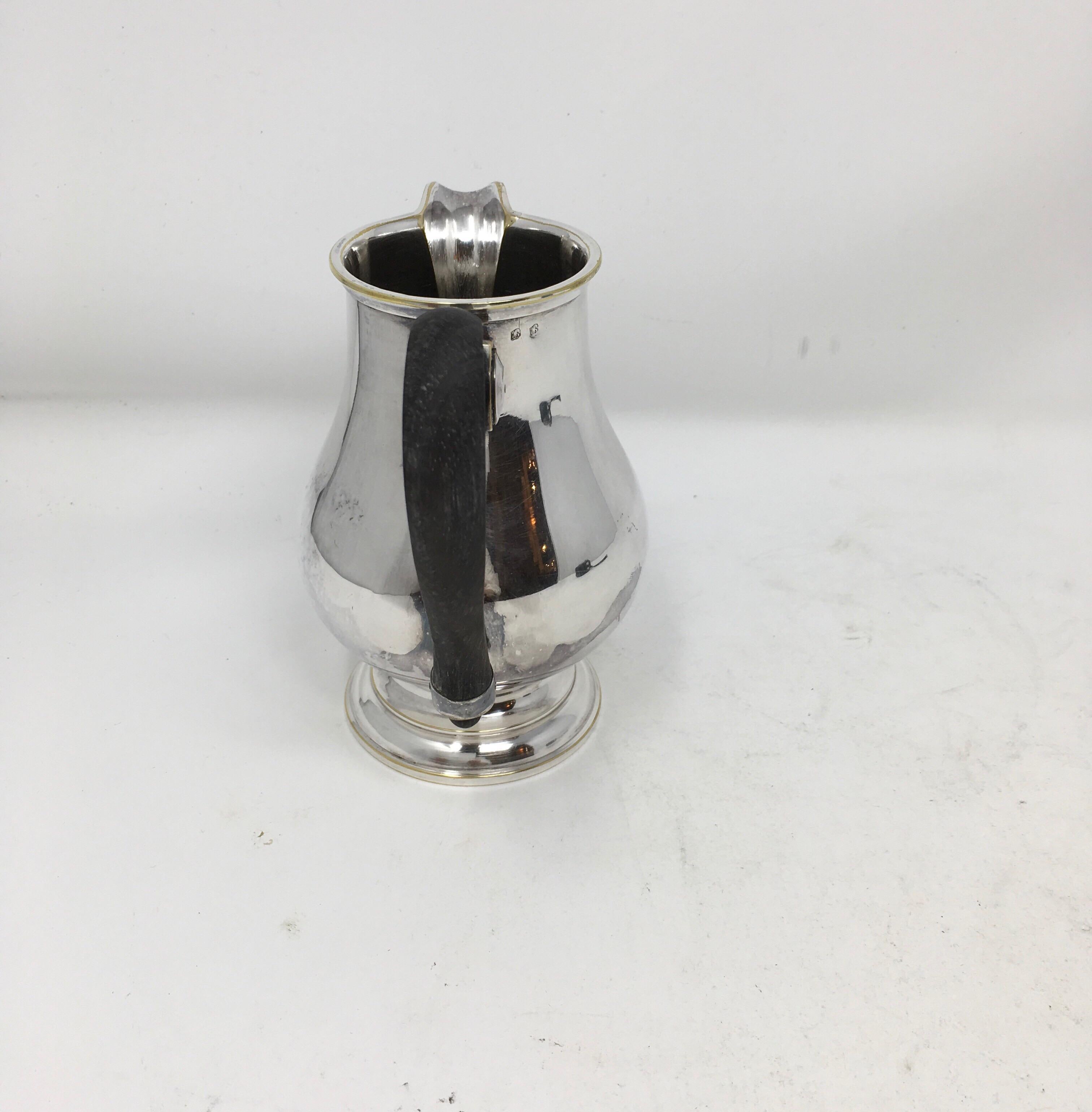 Antique English Silver Creamer In Good Condition For Sale In Houston, TX