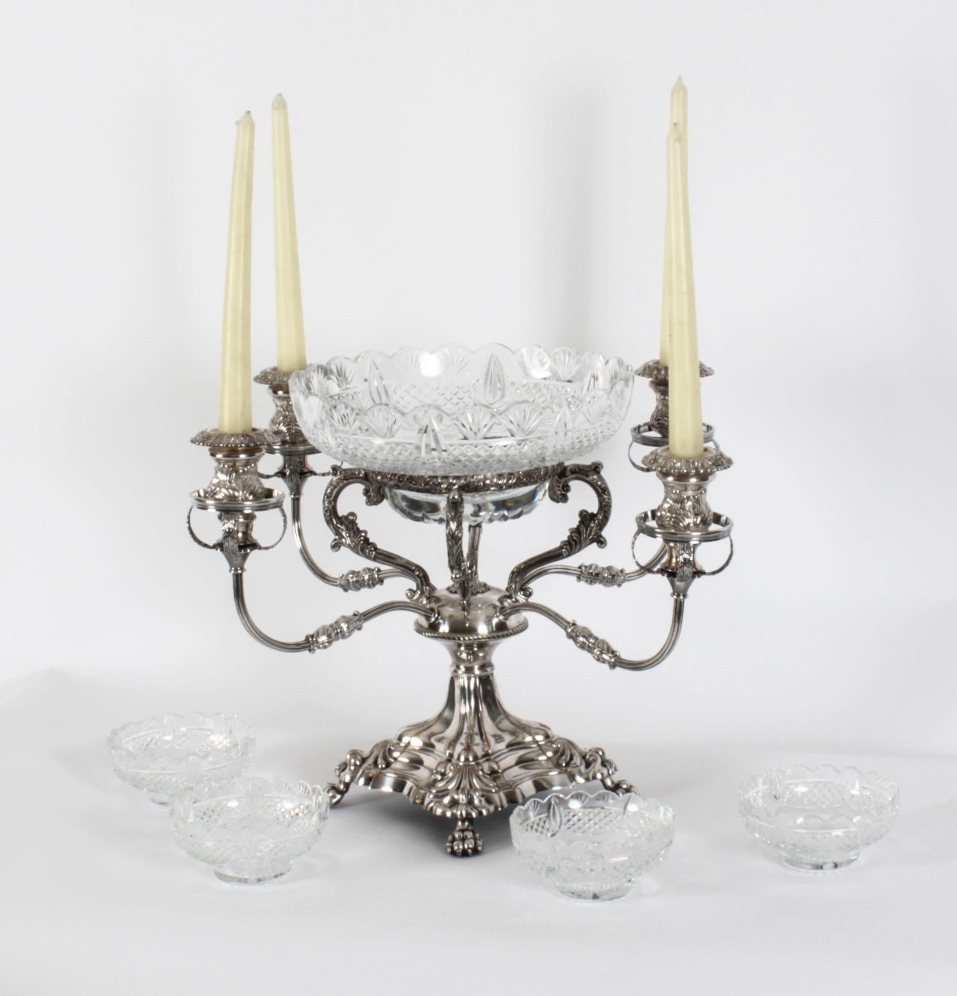 silver epergne