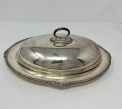 Antique English Silver Plate Entree Dish