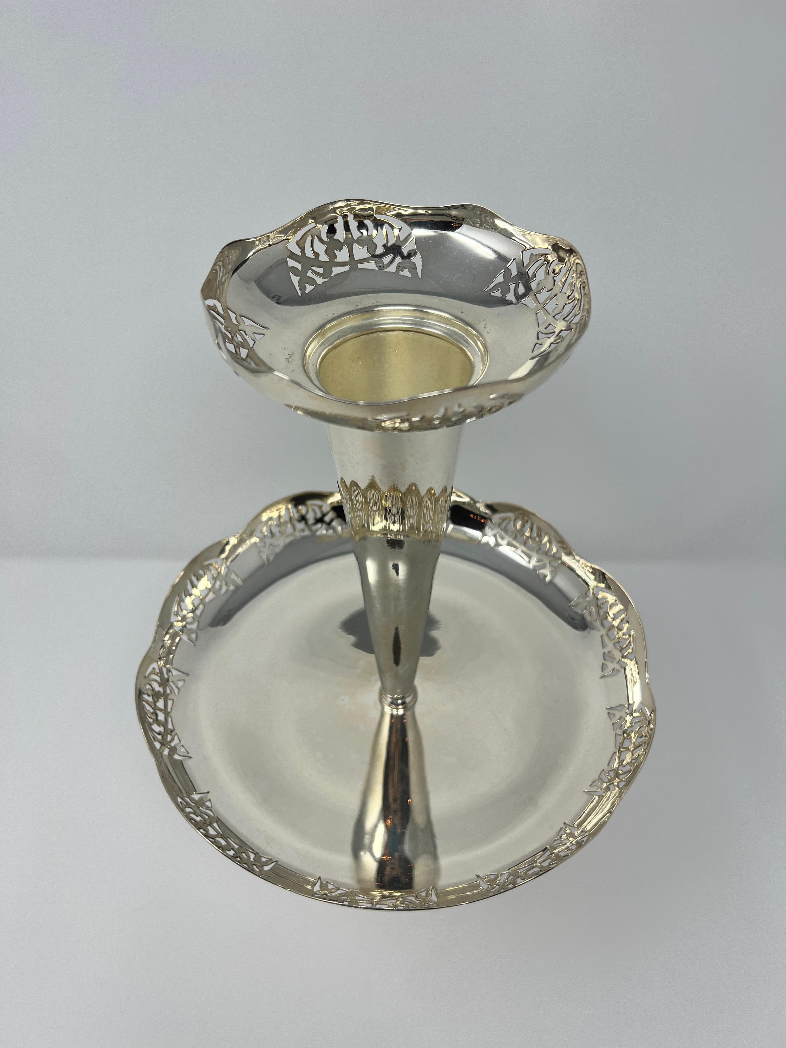 20th Century Antique English Silver Plate Epergne, circa 1920 For Sale