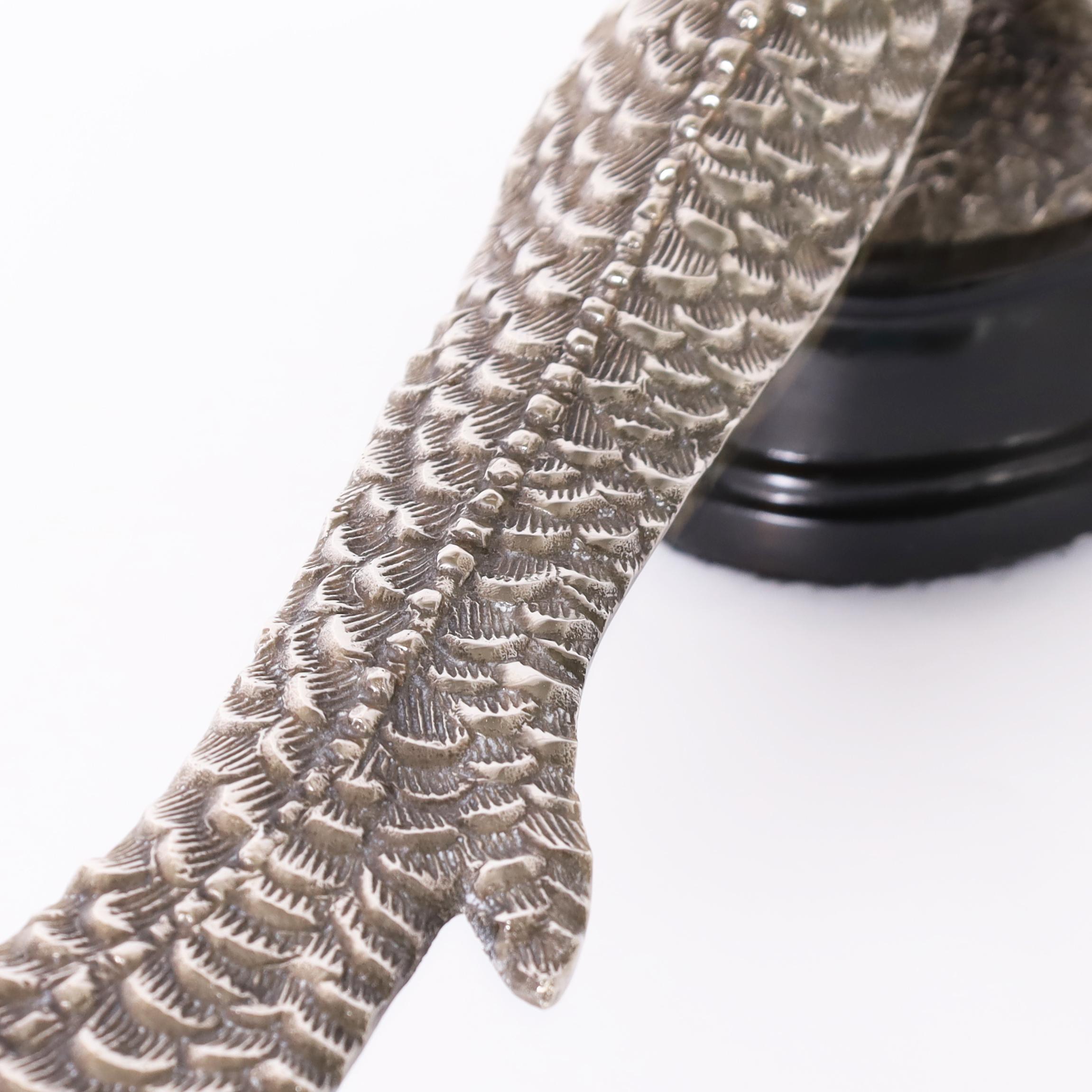 Antique English Silver Plate Pheasant Sculpture For Sale 2