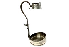 Antique English Silver Plate Wine Bottle Holder