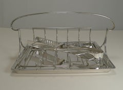 English Silver Plated Asparagus Serving Dish, circa 1910 by Mappin and Webb