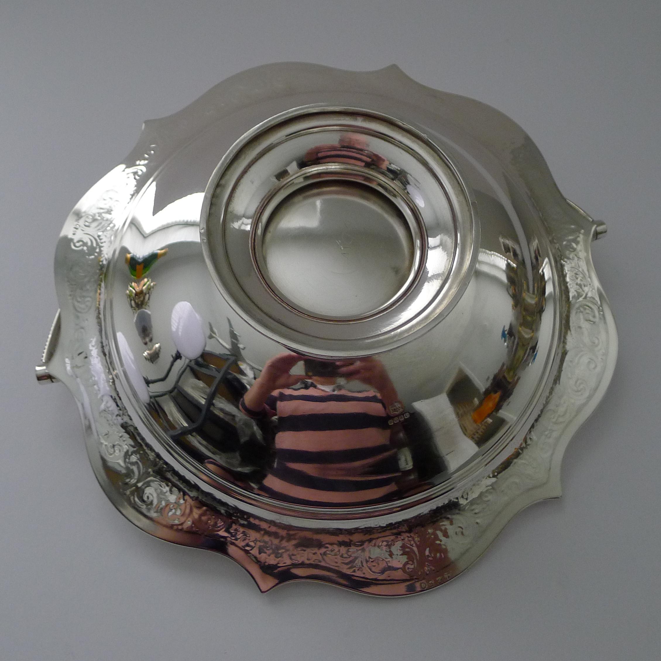 Antique English Silver Plated Basket by Briddon Brothers c.1880 1
