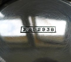 Antique English Silver Plated Lemon Squeezer / Citrus Press, Reg. 1888