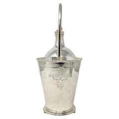 Antique English Silver-Plated Siphon Coffee Maker, Circa 1870.