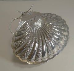 Antique English Silver Plated Strawberry Set by Roberts and Belk, circa 1900
