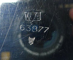 Antigua Cuchara de Té Inglesa Plateada - Forma de Caja de Cuchillos