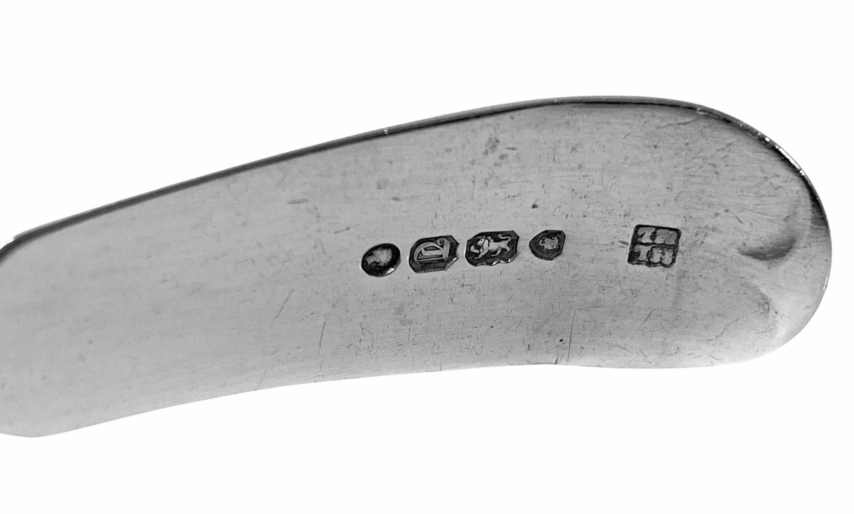 Sterling Silver Antique English Silver Toddy Sauce Ladle, London 1854 Lias Bros. For Sale