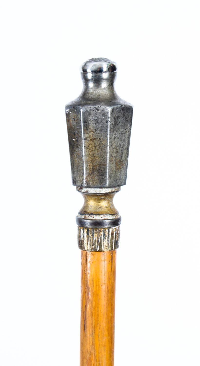 King style argent premium Designer Brass Head Poignée Canne antique cane 
