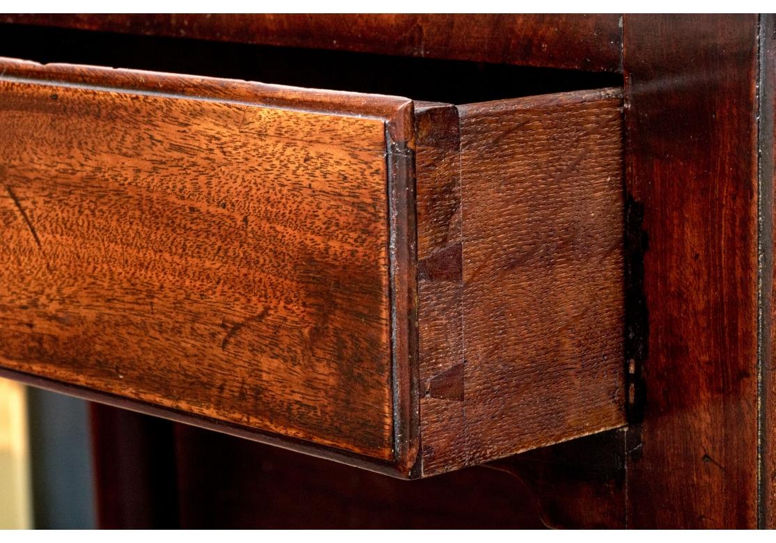 Ancienne table anglaise à pieds de porte à feuilles tombantes en vente 6