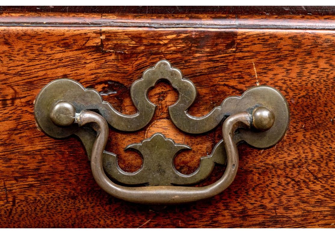 Ancienne table anglaise à pieds de porte à feuilles tombantes en vente 9