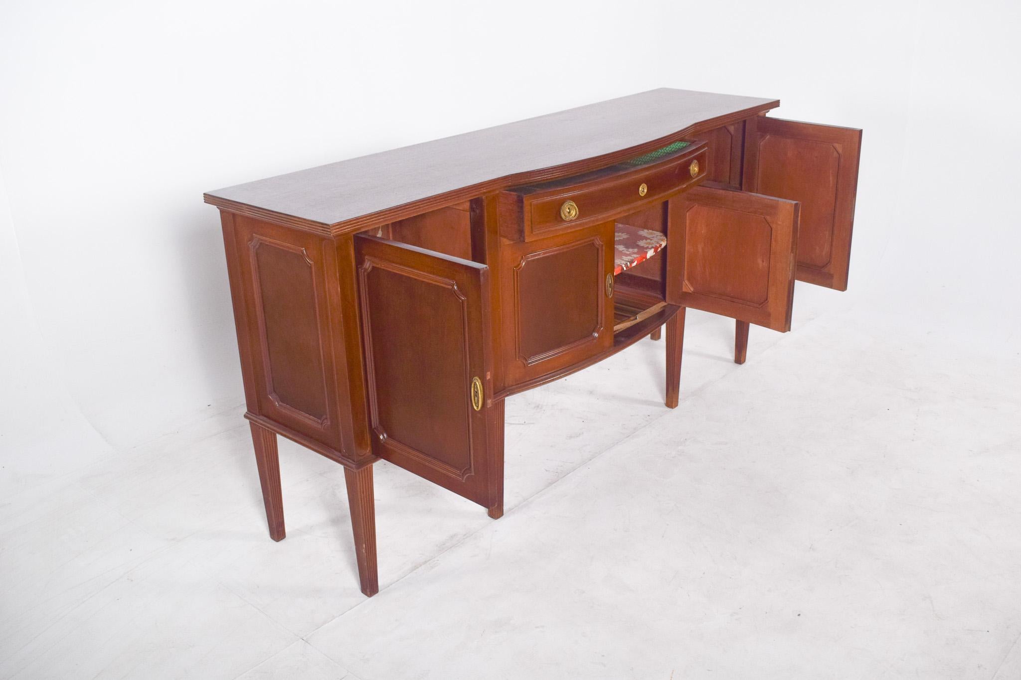 Antique English Six-Foot Sideboard For Sale 4