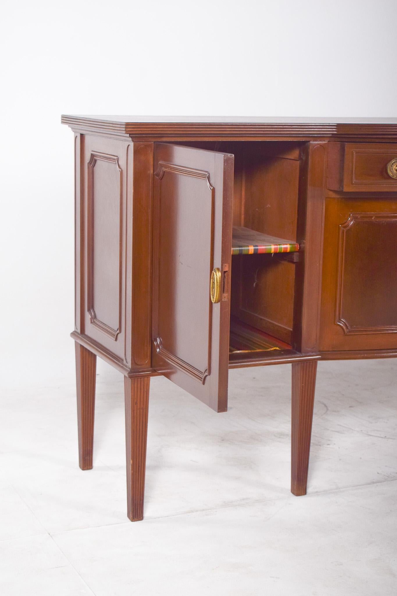 Antique English Six-Foot Sideboard For Sale 5
