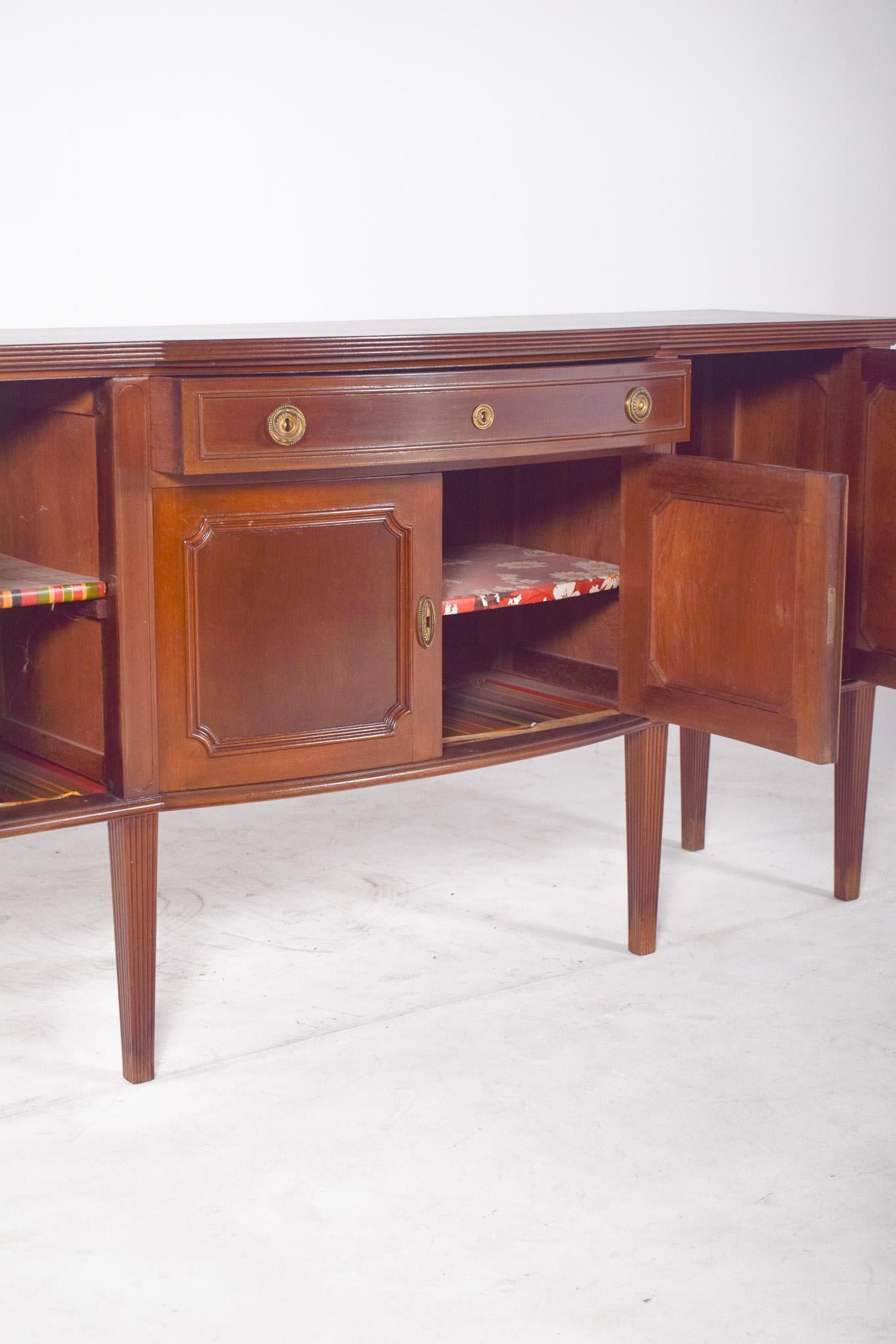 Antique English Six-Foot Sideboard For Sale 6