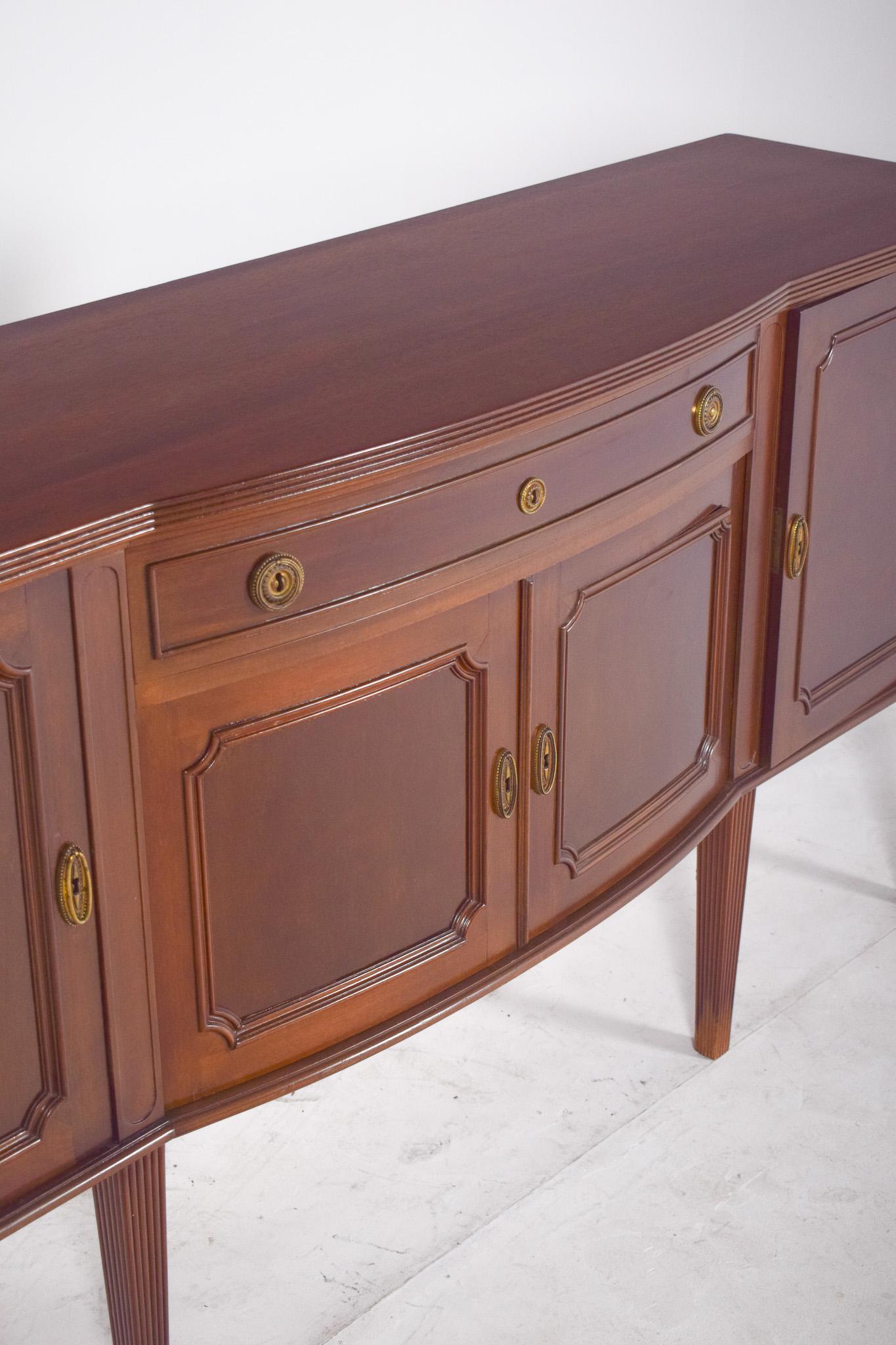 Antique English Six-Foot Sideboard For Sale 2