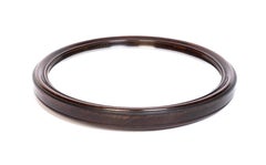 Antique English Small Circular Mahogany Mirror C.1910