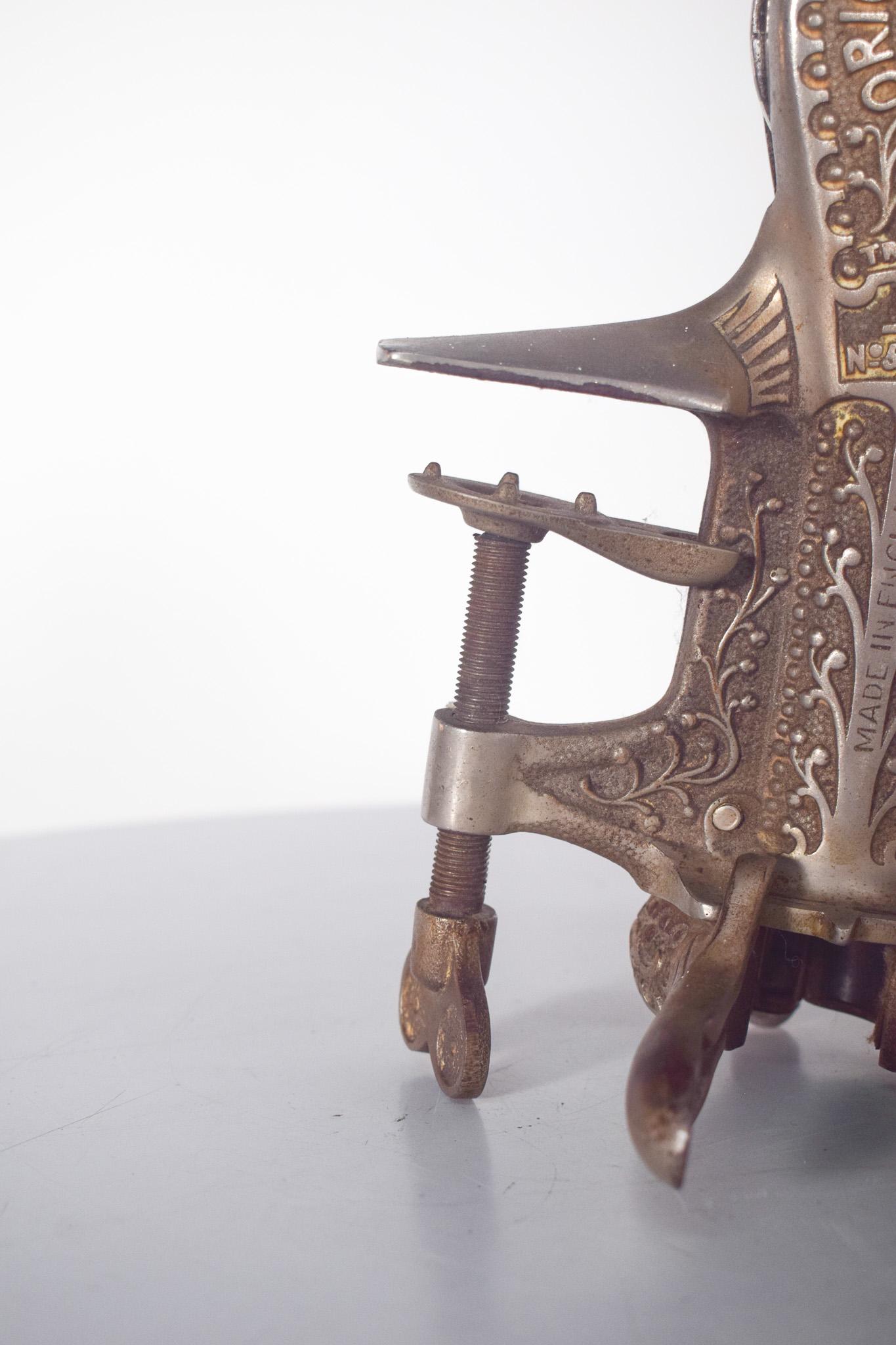 British Antique English Steel Bottle Opener For Sale