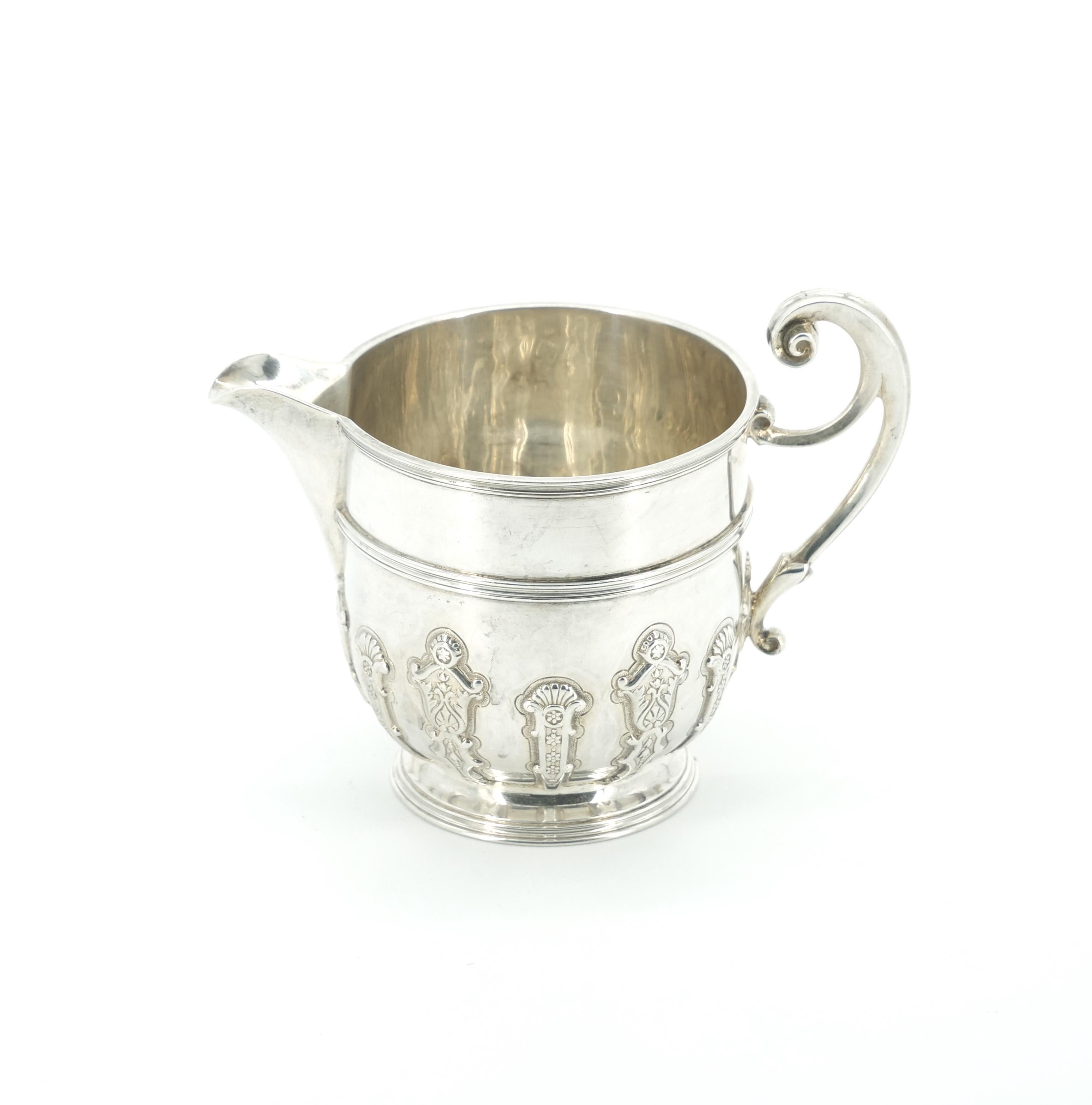 Servicio de té/café de 6 piezas en plata de ley inglesa antigua /Goldsmiths London Plata esterlina en venta