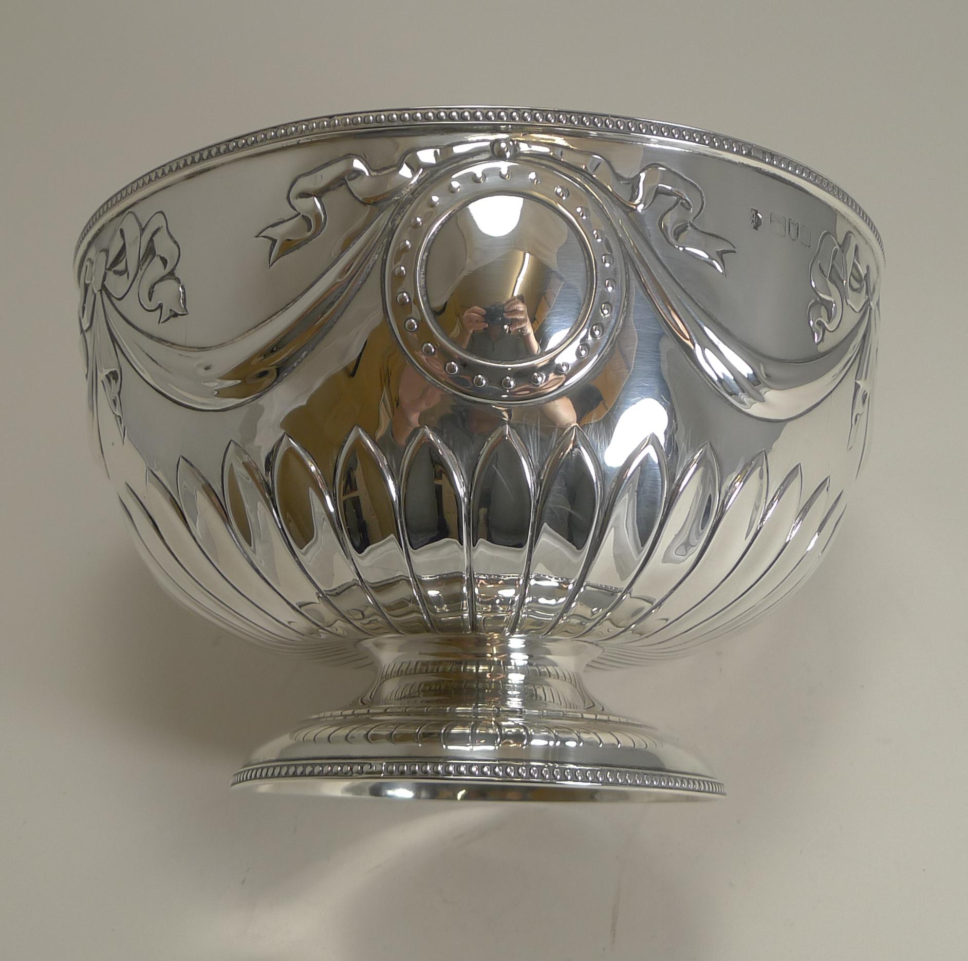 antique silver bowl