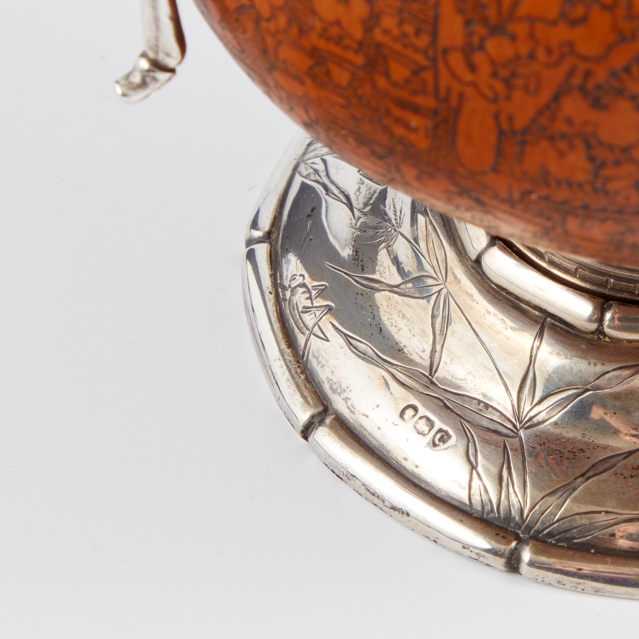 Britannico Antico portacandele inglese in argento Sterling London Circa 1878 di William Williams in vendita