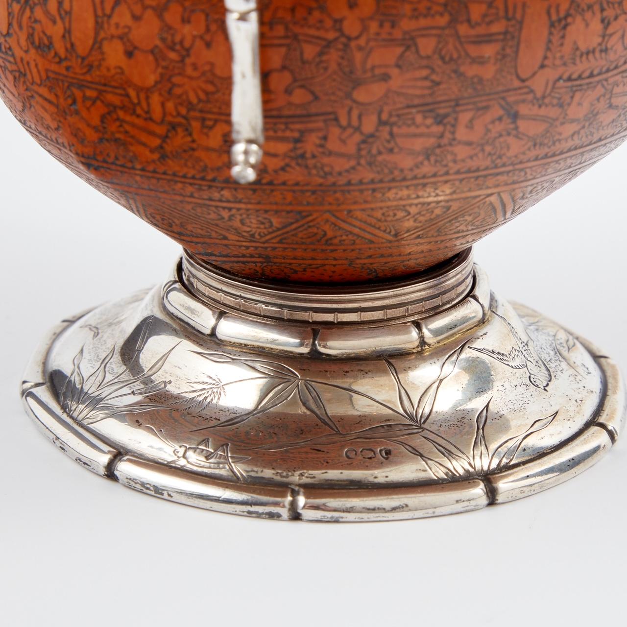 XIX secolo Antico portacandele inglese in argento Sterling London Circa 1878 di William Williams in vendita
