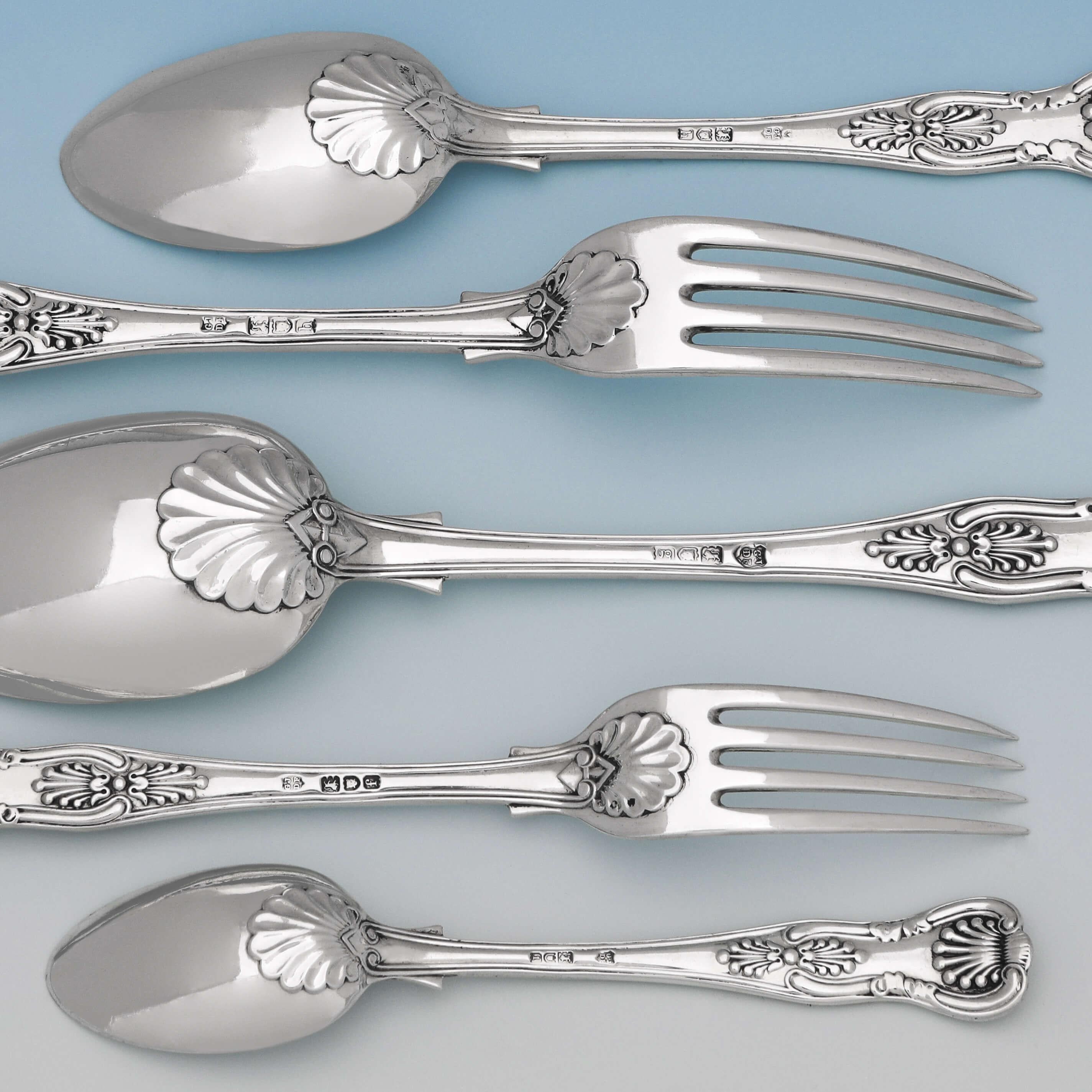 kings pattern silver cutlery