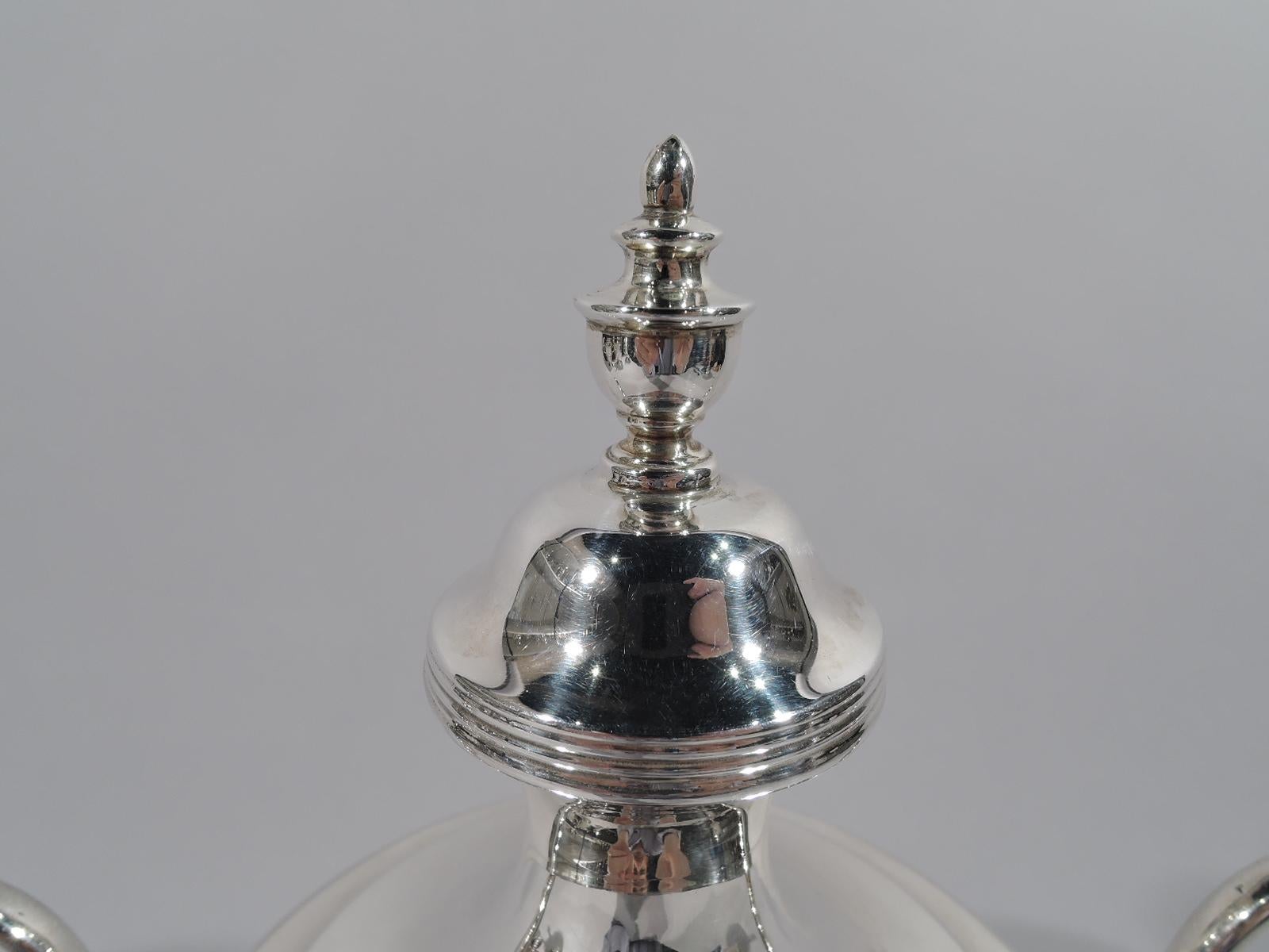 Antique English Sterling Silver Classical Amphora Trophy Cup  In Excellent Condition In New York, NY