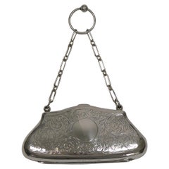 Antique English Sterling Silver Coin Purse, 1913