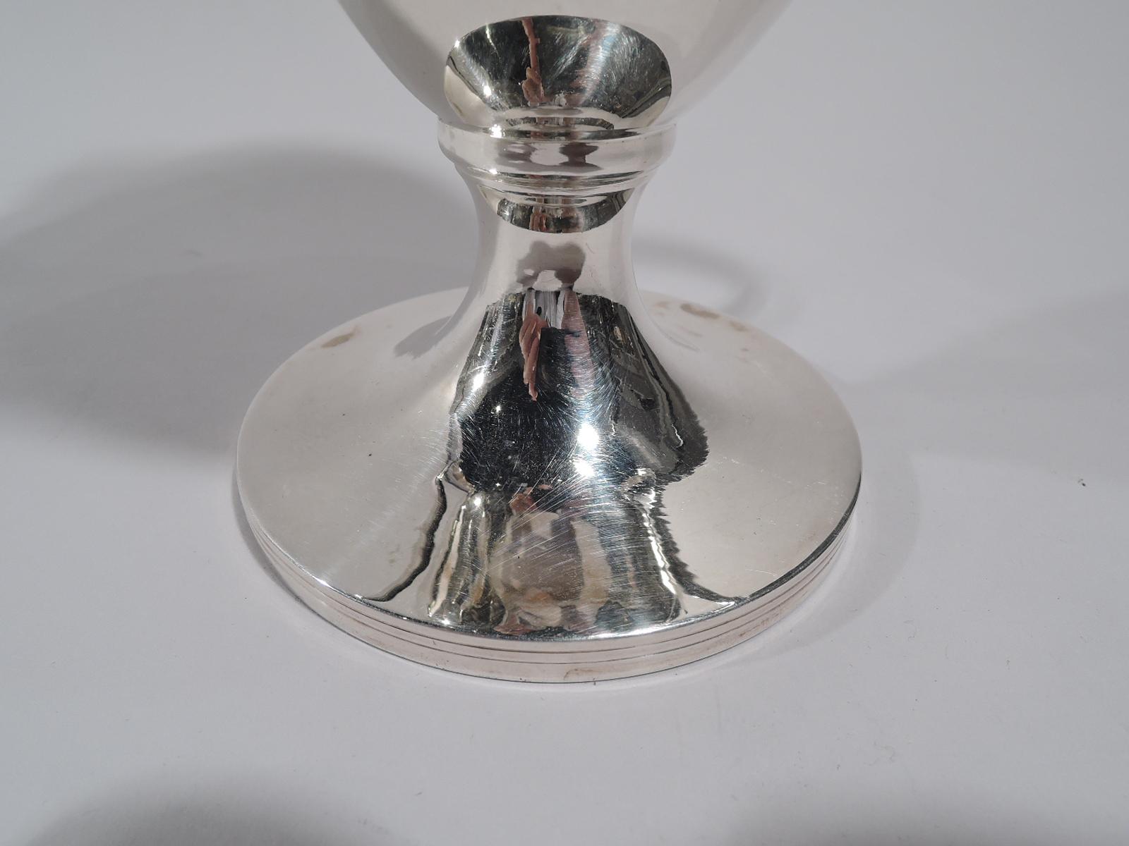 Antique English Sterling Silver Covered Urn Trophy Cup 1