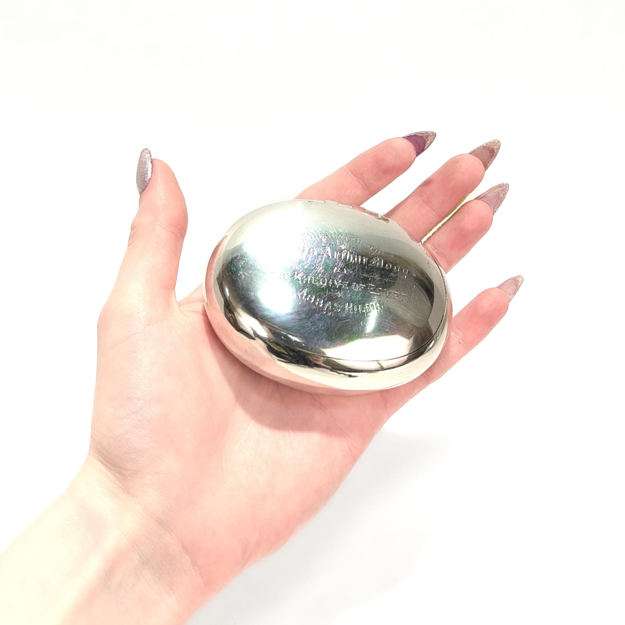 Coloniale britannico Antica scatola da regalo inglese in argento sterling commissionata da Kehdive Abbas Hilmi II in vendita